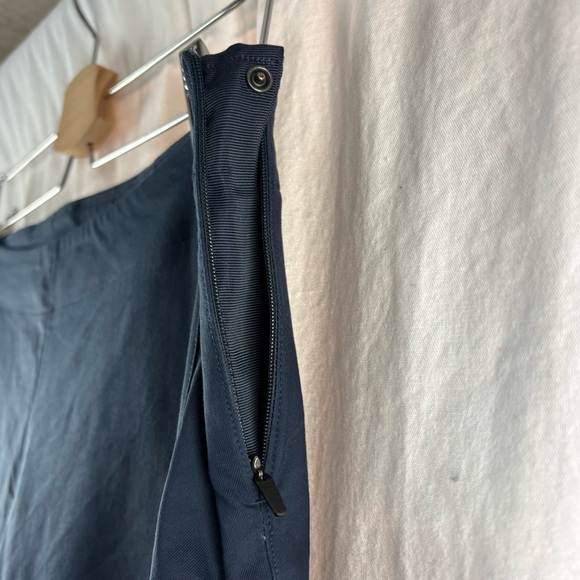 Kit and Ace Navy Pants Split Hem Side Zipper Pant 10 - Picture 4 of 9